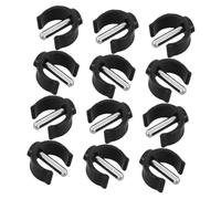 COLLBATH 12pcs Non Slip Crutch Pin Locks C Shaped Walking Stick Buckle Accessories for Enhanced Stability Easy Installation for Seniors Users of Walking Aids