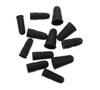 COLLBATH 12pcs Silicone Finger Cots Hot Glue Protector Adhesive Finger Guards for Sorting Crafting Ironing Improved Grip Use