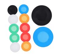 COLLBATH 12pcs Silicone Stethoscope Diaphragm and Bell Covers Protective Sleeve Set Multi Color Soft Ear Comfort Easy to Clean Irritation for Medical Professionals
