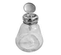 COLLBATH 150ml Nail Polish Remover Pump Bottle, Liquid Storage Airless Dispenser with Push down Press for Gel and Regular Nail Polish Removal, Water-drop Shape