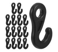 COLLBATH 15pcs Camping Outdoor Hook Plastic Question Mark Lamp Hanger