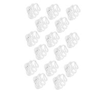 COLLBATH 15pcs Clear Claw Clips for Thick Thin Curly Hair Lightweight Plastic Hair Accessories with Strong Spring Hold Quick Styling for Women Daily Use and Bath