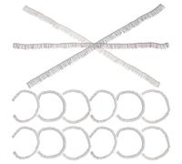 COLLBATH 15Pcs DIY False Eyelashes for Dolls, 0.8Cm Simulated Strip Lashes in Black, Brown, and Tea Colors, Artificial Eyelashes for Doll Makeup and Crafting