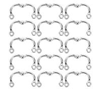 COLLBATH 15PCS Parrot Leg Rings Anklets with Design for Lovebirds African Greys Conures Reusable Bird Leg Bands for Outdoor Flight Training and Identification