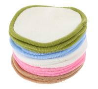 COLLBATH 15pcs Reusable Facial Pads Makeup Remover Cleaning Makeup Sponges Wipe for Cotton Pads Make up Pads Make up Remover Simple Erase Your Club Makeup Pads Soft Prep Fluffy Bamboo Fiber