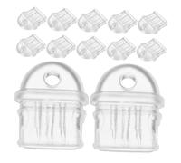 COLLBATH 15pcs Transparent Usb-c Dustproof Plugs Anti-dust Cap Covers for Charging Port Protection Reusable PVC Type-c Port Protectors for Phones Lightweight