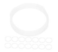 COLLBATH 15pcs White Hamster Cage Extension Connectors DIY Tunnel Rings for Small Pet Cage Expansion Curved and Straight Joiners to Create Custom Hamster Tunnel Layouts