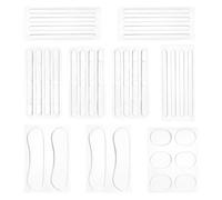 COLLBATH 17 Pairs Transparent Gel Heel Grips for Women S High Heels and Sandals Self-Adhesive Cushioned Inserts with Slingback Strap Protection Washable Anti-Slip Pads for Relief and