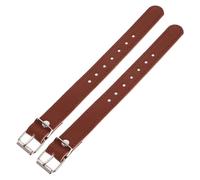 COLLBATH 1pair Adjustable Pu and Bike Basket Straps for Bicycle and Scooter Front Cargo Cycling Basket Belt for Secure Attachment and Decorative Use