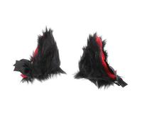 COLLBATH 1Pair Furry Cat Ears Hair Clips Plush Cosplay Accessories for Halloween Costume Durable Skin Friendly Animal Hairpins for Eye Catching Design