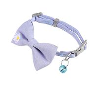 COLLBATH 1pc Adjustable Bowknot Cat Collar Bell Soft and Pet Neckwear for Kittens Cute and Stylish Design for Everyday Use and Special Occasions