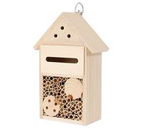 COLLBATH 1Pc Bee Nest Outdoor Insect House Cozy Garden Bug Cabin for Bees Beetles and Ladybugs Charming Decorative Adornment for Observation and Garden Spaces