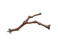 COLLBATH 1pc Bird Perch Stand Rod for Parrots Natural Wood Training Toy for Caged Birds Easy Install Paw Grinding Bar for Budgies Cockatiels and Lovebirds Random Style