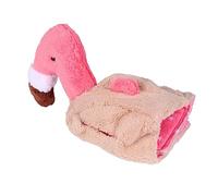 COLLBATH 1pc Cartoon Flamingo Pet Hat for Dogs and Cats Cute Festive Costume Accessory for Parties and Celebrations Adorable Headgear for Puppies and Kittens Unique Cloth Design