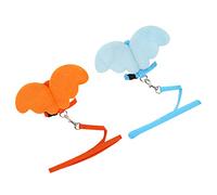 COLLBATH 1pc Cat Vest Chest Strap Lightweight and Breathable Design for Comfortable Wear Angel Shape Style and Orange for Pet Cats