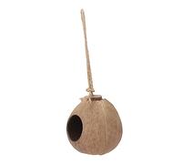 COLLBATH 1Pc Creative Coconut Shell Bird Nest Hanging Shelter for Birds Garden Ornament for Indoor Outdoor Decoration From Weather Elements