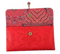 COLLBATH 1pc Creative Embroidered Red Packet Storage Bag for Year Stylish for Spring Festival Practical and Festive Design Portable Decorative Money Holder