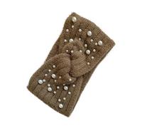 COLLBATH 1pc Knitted Hair Band Warm Fleece Headband for Women Cozy Cross-woven Design for Daily Wear Parties and Holidays Stylish Hair Accessory