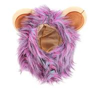 COLLBATH 1pc Lion Mane Dog Halloween Hat for Pets Adorable Photo Prop for Dogs and Cats Costume for Halloween and Ghost Festival Lightweight Pet Supplies