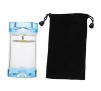 COLLBATH 1pc Organic Glass Jar Single Ventilation Hole Feeding Pot for Observation and Entertainment