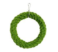 COLLBATH 1pc Parrot Standing Pole Parrot Decor Bird for Parrot No Mess Bird Feeder Large Bird Cage Parrot Perches Parrot Swings Budgie Parrot Hanging Birdcage Birds Green Lint