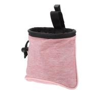 COLLBATH 1pc Pet Snack Pack The Tote Bag Dog Poo Bags Puppy Mat Magnetic Closure Dog Treat Pouch Puppies Kit Treat Pouches for Pet Training Dog Bum Bag Holder Dog Clip Oxford Cloth Pink