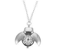 COLLBATH 1pc Pocket Watch Watches Mini Chain Pocket Toy Watch with Secret Compartment Pendant Clip Fob Watch Owl Digital Watch Hanging Watch Peaky Watch Swing Device Golden Quartz