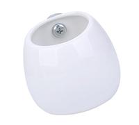 COLLBATH 1pc Simple Ceramic Squirrel Feeding Bowl Easy to Clean Anti-tipping Pet Dish for Animals White Color for Gerbils Rats and Ferrets