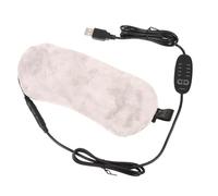 COLLBATH 1PC Temperature Control Eye Patch USB Charging Steam Eye Mask for Sleep Grey for Men Women Relieves Headache