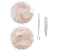 COLLBATH 2 Boxes Waterproof Double Eyelid Tape for Hooded Eyes Invisible Self-Adhesive Eye Strips with 3M Mesh Large and Olive-Shaped Sizes