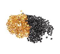 COLLBATH 2 Pack Acrylic Rhinestones Vase Fillers Gold Black Each Sparkling DIY Crystals for Wedding Table Scatter Bridal Shower Christmas Party Decoration Gems