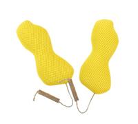 COLLBATH 2 Pack Soft Catnip Toys for Indoor Cats Bite Resistant Kitten Toys Cartoon Peanut Shape Catnip Filled Chew Toys