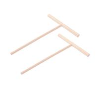 COLLBATH 2 Pcs Pancake Fruit Tool Thin Crepe Spreader Crepe Spatula Frying Pancake Spreader Kitchen Utensils Wooden