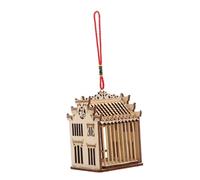 COLLBATH 2 Pcs Wooden Cage Cricket Holder Practical Travel Cage Safe for Boys and Girls Promote Nature Learning