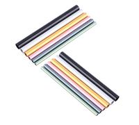 COLLBATH 2 Sets 12Pcs C Curve Metal Rod Nail Art Tips Shaping Tubes Manicure Tools UV Gel Nail Art Shaping Sticks for Professional and Sculpting