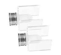 COLLBATH 2 Sets DIY Lipstick Tube Mold Kit Silicone Lip Balm Making Mold Holder with Snap-closure Design Lightweight for Homemade Lipstick and Lip Balm Crafting