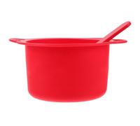 COLLBATH 2 Sets Silicone Wax Warmer Bowls for Hair Removal 400ml High Temperature Resistant Wax Melter Liners with Stirring Sticks Durable Reusable Replacement Bowls