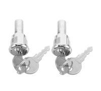 COLLBATH 2 Sets Vending Machine Lock Cylinder with Key Metal Coin Vending Machine Lock for Bubble Gum Snack Dispensers Secure Replacement for Accessories