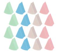 COLLBATH 2 Sets Wedge Shape Makeup Sponges for Powder and Liquid Cosmetics Small Lightweight Cosmetic Wedges for Smooth Blending Dry and Wet Use Portable Pack