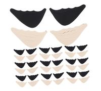 COLLBATH 20 Pairs Unisex Shoe Filler Inserts with Thick Cushion for High Heels and Boots Non-Slip Forefoot Pads for Oversized Shoes Reusable Guards to Prevent and Slipping
