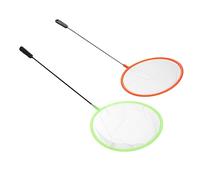 COLLBATH 20 Pcs Pond Dipping Net Fish Tank Net Alloy Colorful Cloth Netting Aquarium