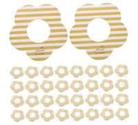 COLLBATH 200pcs Drip Paper Tray for Ice-pops Decorative Drip-Holder for Boys and Girls Simple Ice-pop Catchers for Parties