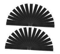 COLLBATH 200pcs Stretchable Plastic Mesh Makeup Brush Protector Covers Flexible Cosmetic Brush Sleeve for Travel and Storage