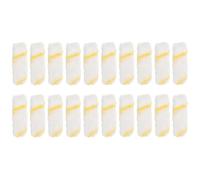 COLLBATH 20Pcs 4-Inch Polyester Paint Roller Covers Mini Rollers Sleeves for Wall Painting and Decorating Small Paint Covers without Handle for Home Renovation and Touch-Up