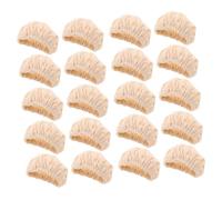 COLLBATH 20pcs Breathable Cotton Cloth Covers for Sourdough Starter Jars Reusable Fermentation Lids for Wide Mouth Mason Jars Bread Proofing and Food Storage with Soft Sustainable Fabric