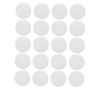 COLLBATH 20Pcs Flower-shaped Eyelash Grafting Glue Holder Plates Abs Plastic Lash Glue Pallets for Professional Salon and Home Use Reduces Drying with Groove Design