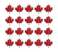 COLLBATH 20pcs Maple Leaf Brooch Pin: Maple Lapel Pin Canada Souvenir for Women Men - Small Thanksgiving Brooch Badge for Sweaters Dress Shawl Scarf Bag Backpack