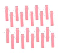 COLLBATH 20Pcs Pink Drawstring Pen Bags Portable Lint Pen Pouches Soft Velvet Pencil Cases for School Office Storage with Easy Open Close Design