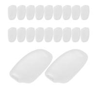 COLLBATH 20pcs Silicone Nose Pads for Glasses Soft, Comfortable, Anti-slip Nose Pads with Universal Compatibility for Eyeglass Frames, for Outdoor Activities and Daily Movements