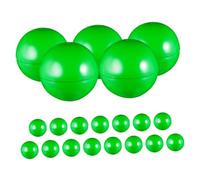 COLLBATH 20pcs Vibrant Capsule Balls Hollow Plastic Bingo Balls for Indoor Outdoor Activities